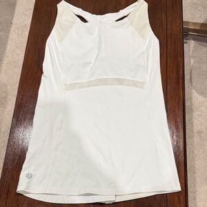 Athleta White Racerback Sports Tank